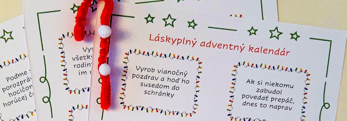 Láskavý adventný kalendár