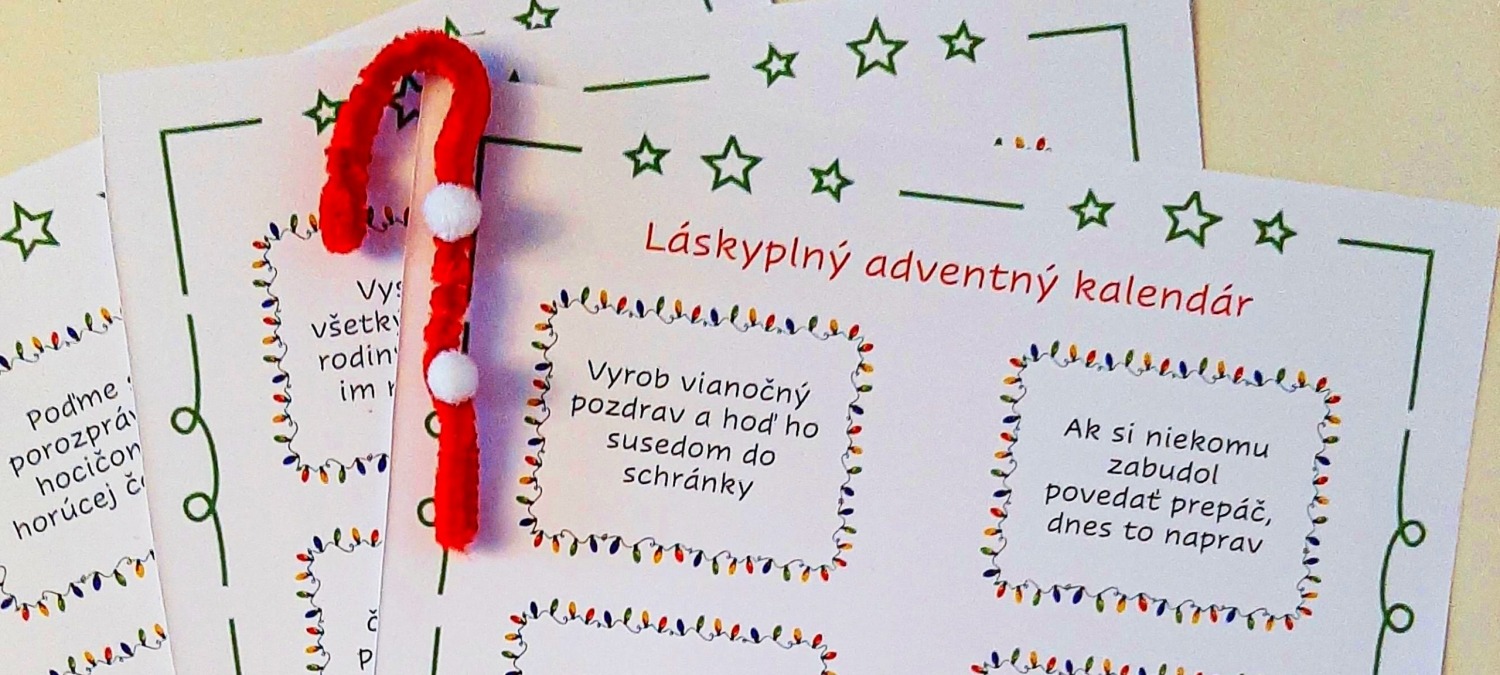 Láskavý adventný kalendár