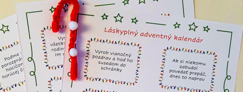 Láskavý adventný kalendár